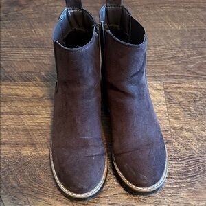 Kensie Dark Brown Ankle Booties